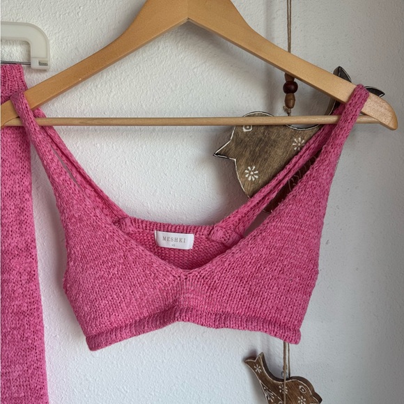 Pink Knit Two-Piece Set - Picture 2 of 8